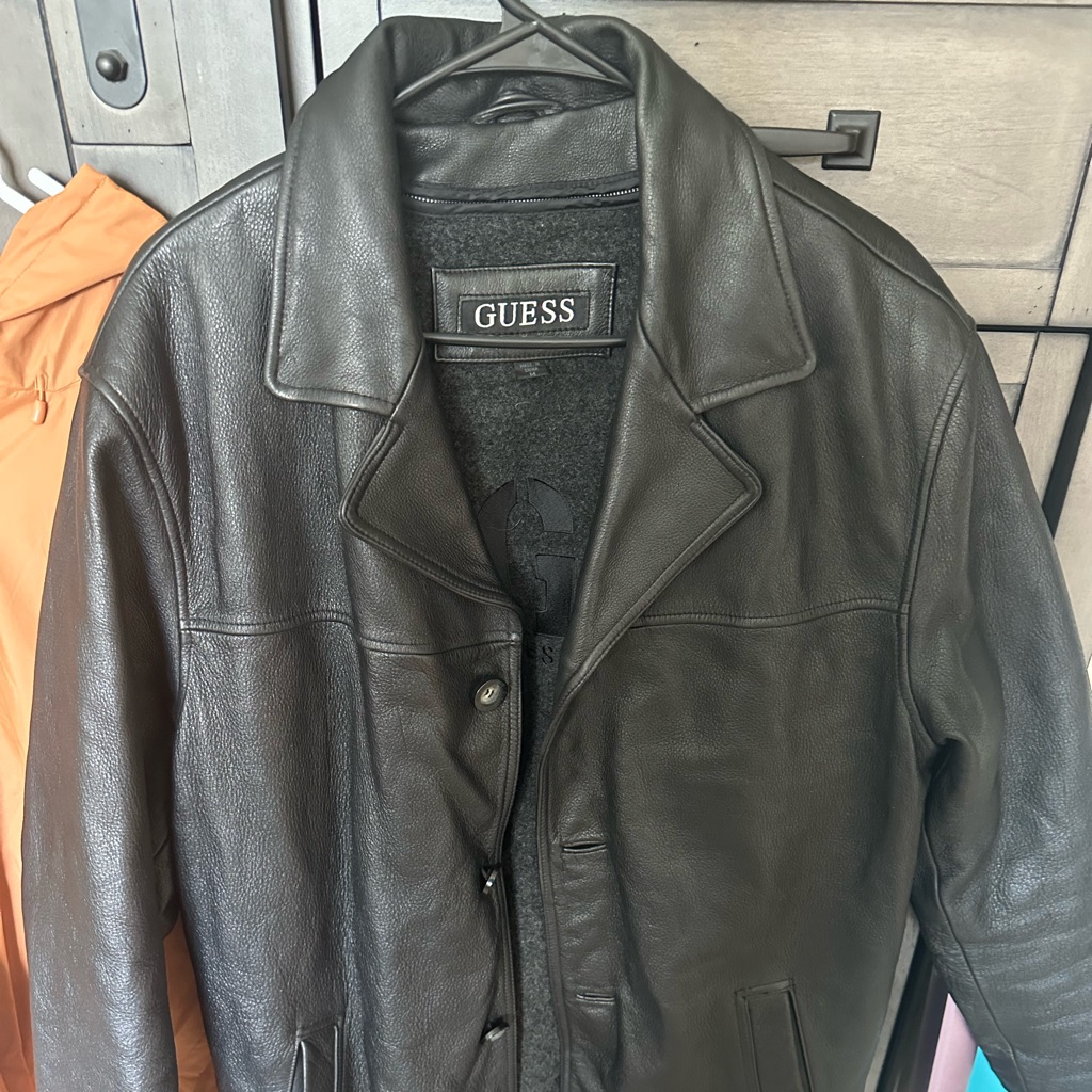 Guess Men’s Leather Jacket